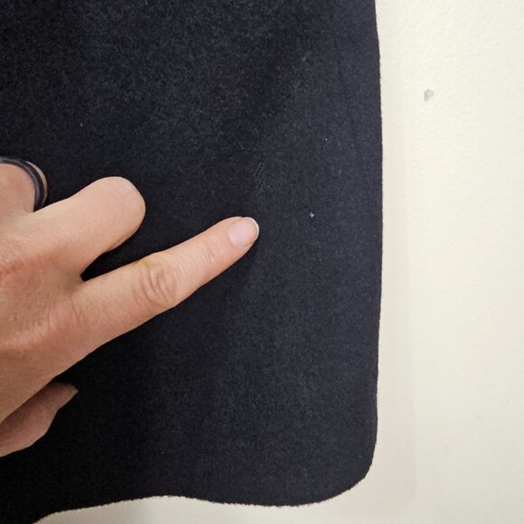 VTG 60s Holly Deb Double Breasted Embroidered Wool Coat XL Formal Quiet Luxury - Picture 9 of 14